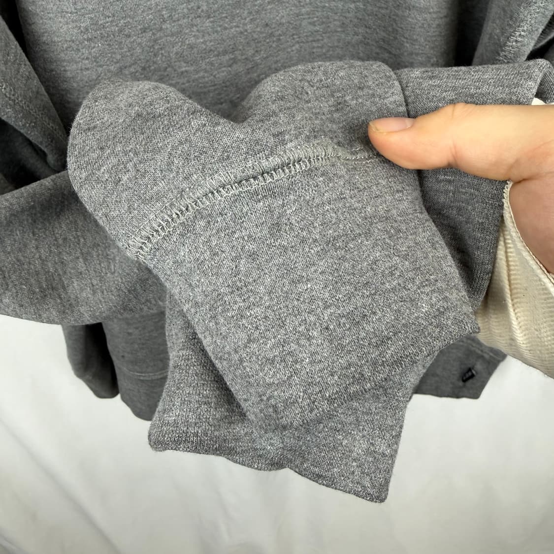 (XL) HUF 카모 프린팅 후드 티 그레이 상품이미지4