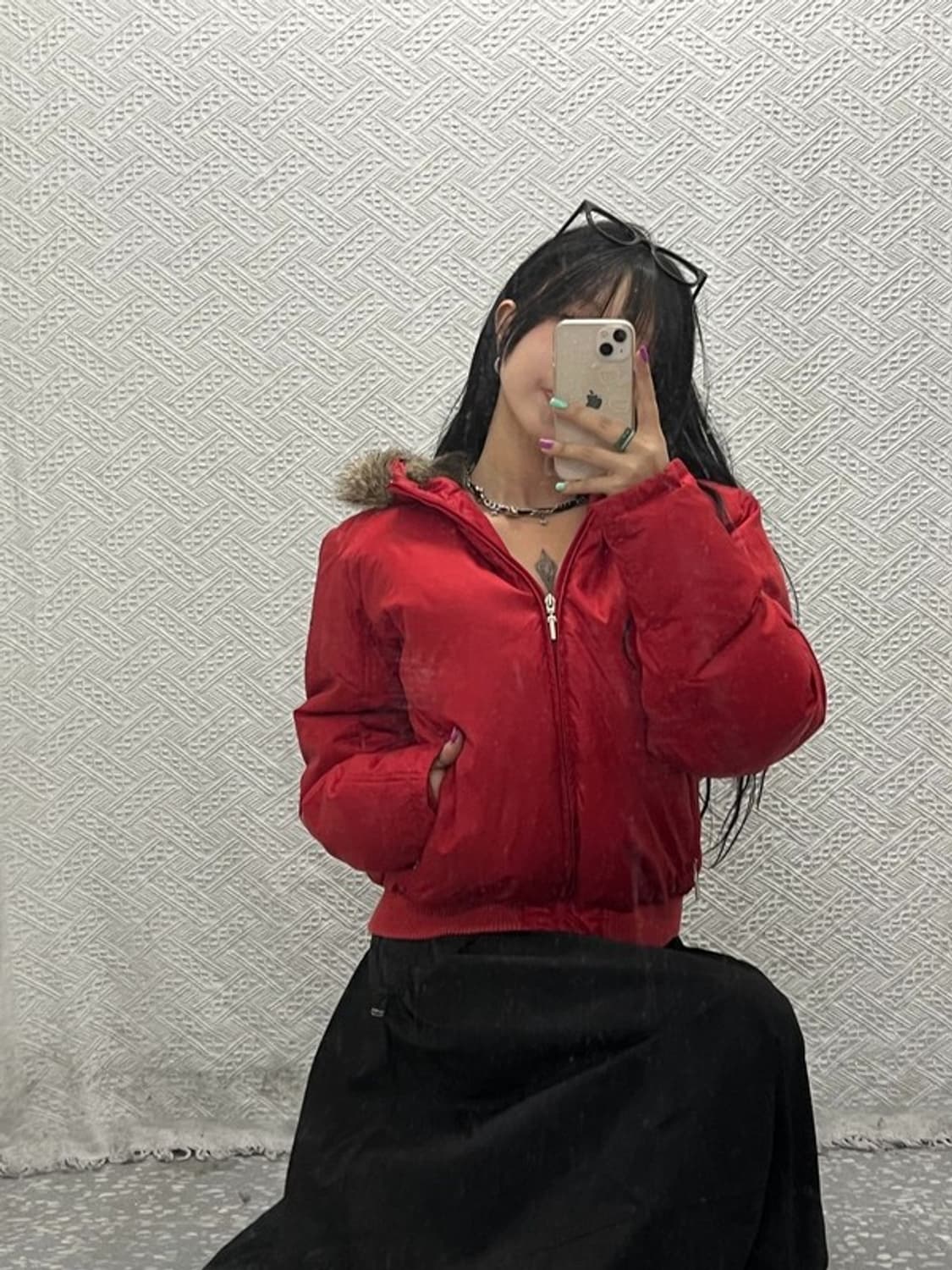 폴로 랄프로렌 올드스쿨 90's 다운 퍼 숏 패딩 L C06665 상품이미지1