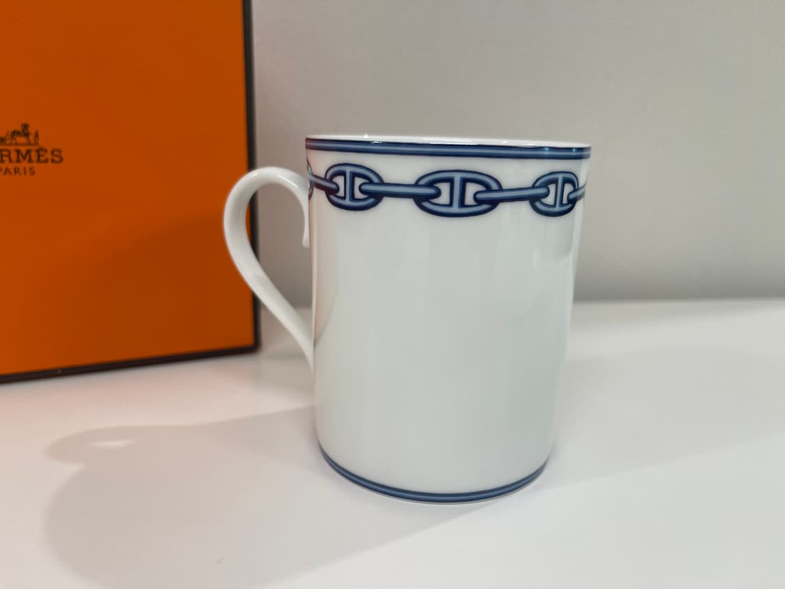 에르메스 하와이 한정판 샹달 블루 머그컵 1P 세트 HERMES 상품이미지4