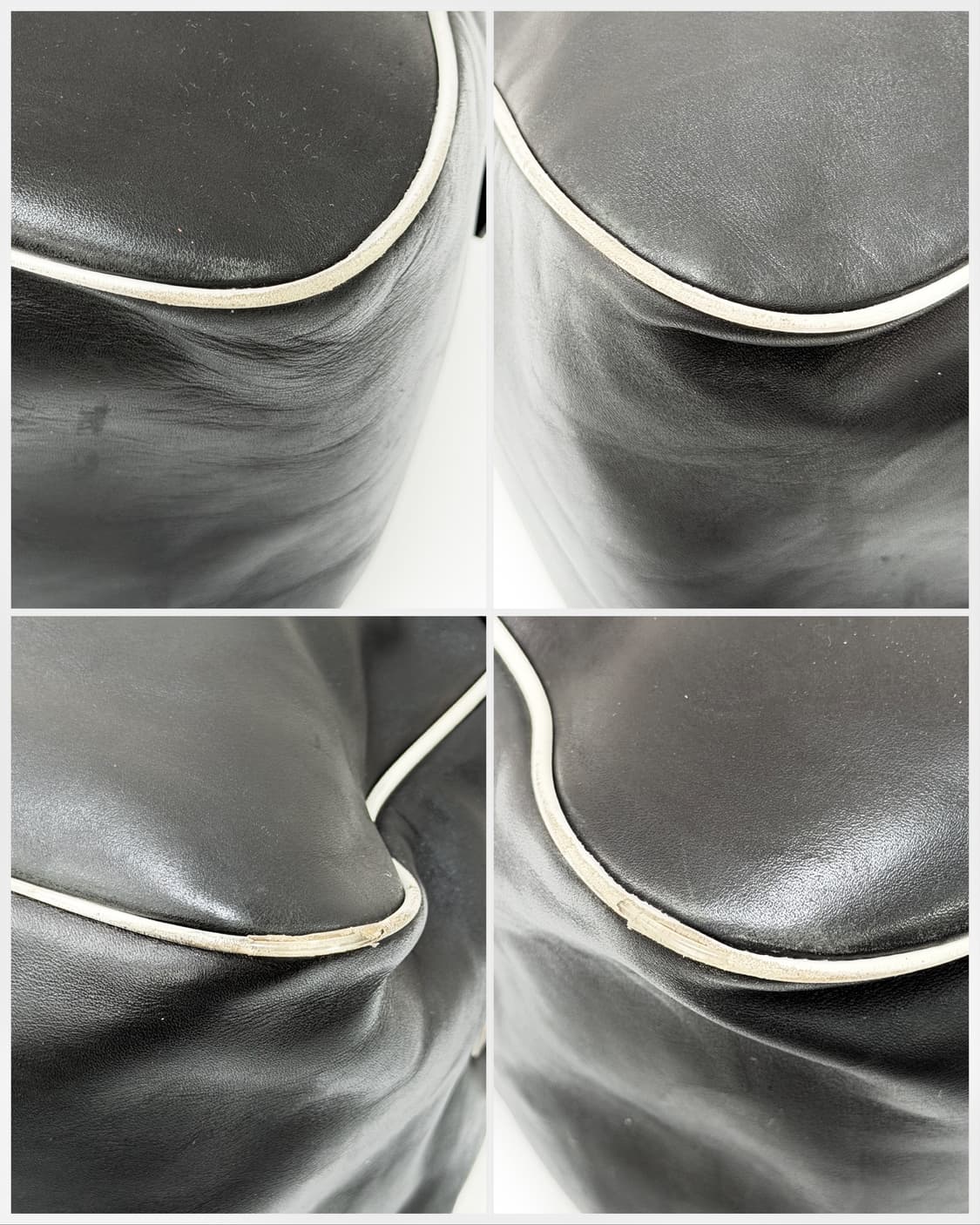 00's 프라다 레더 볼링백 상품이미지8