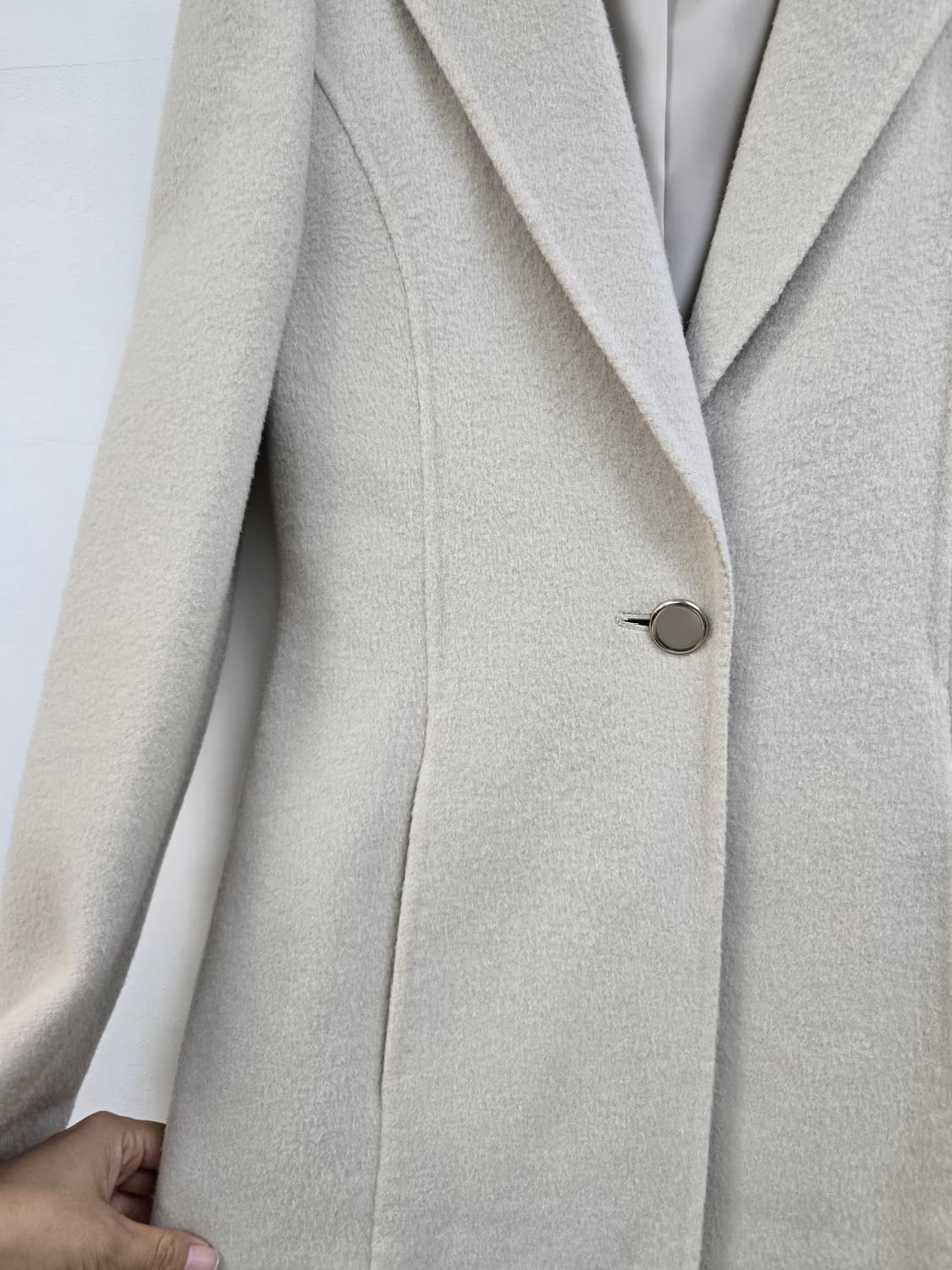 모조에스핀 캐시미어블랜딩 핸드메이드 롱코트 상품이미지4