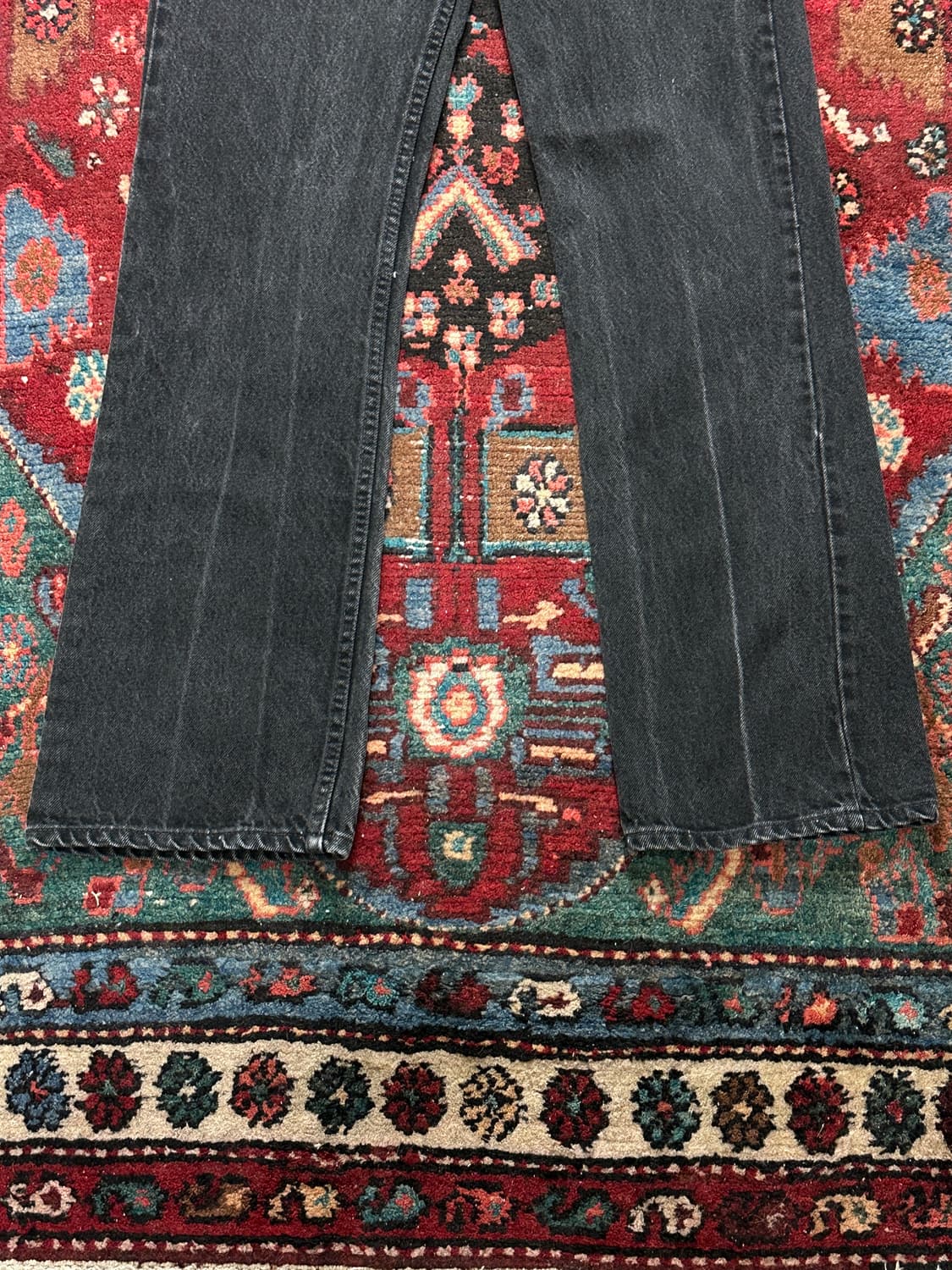 90's USA Made 리바이스 517 블랙 부츠컷 플레어진 상품이미지7