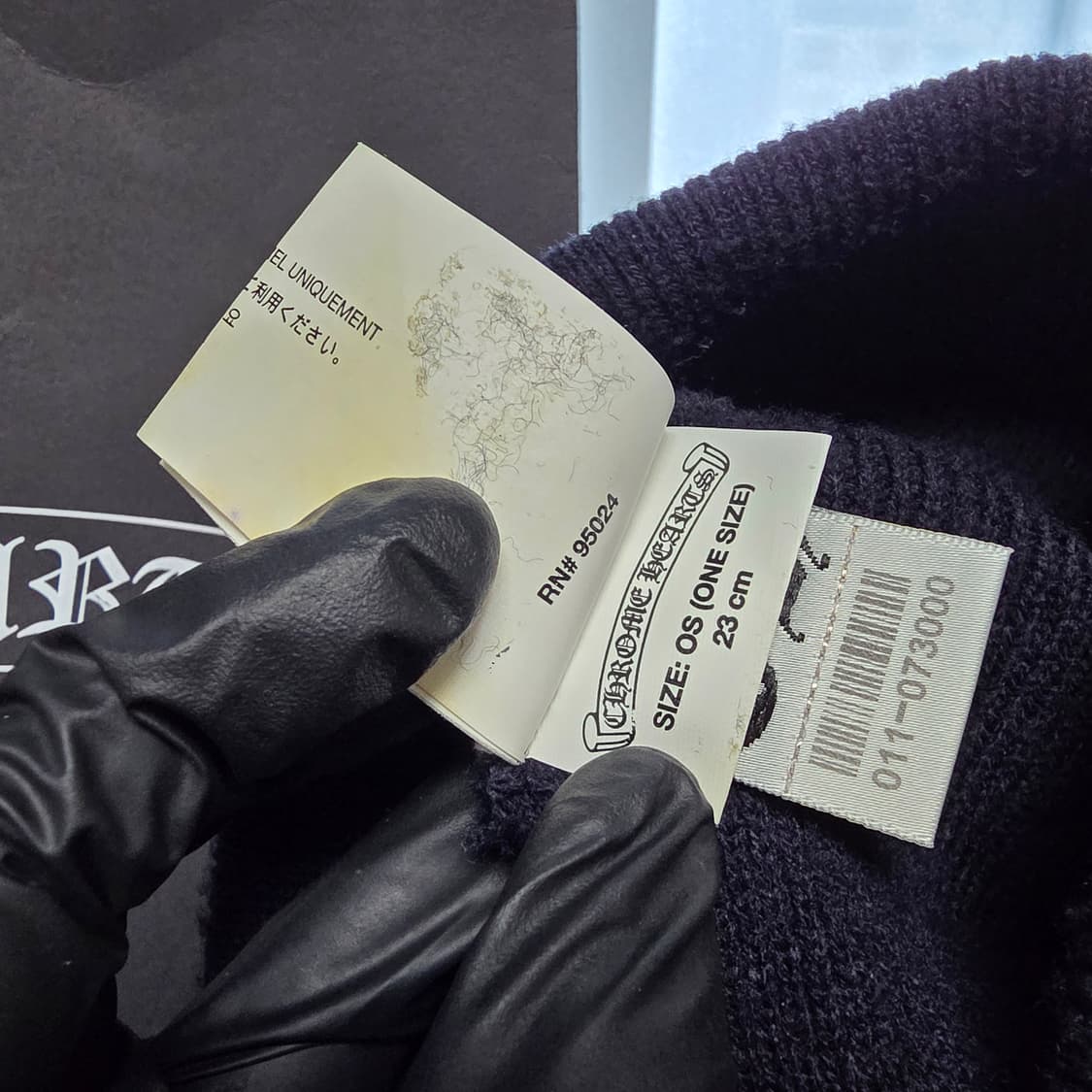 {클로젯}[Os][종이백 구성]크롬하츠 홀스슈 니트 비니 상품이미지4