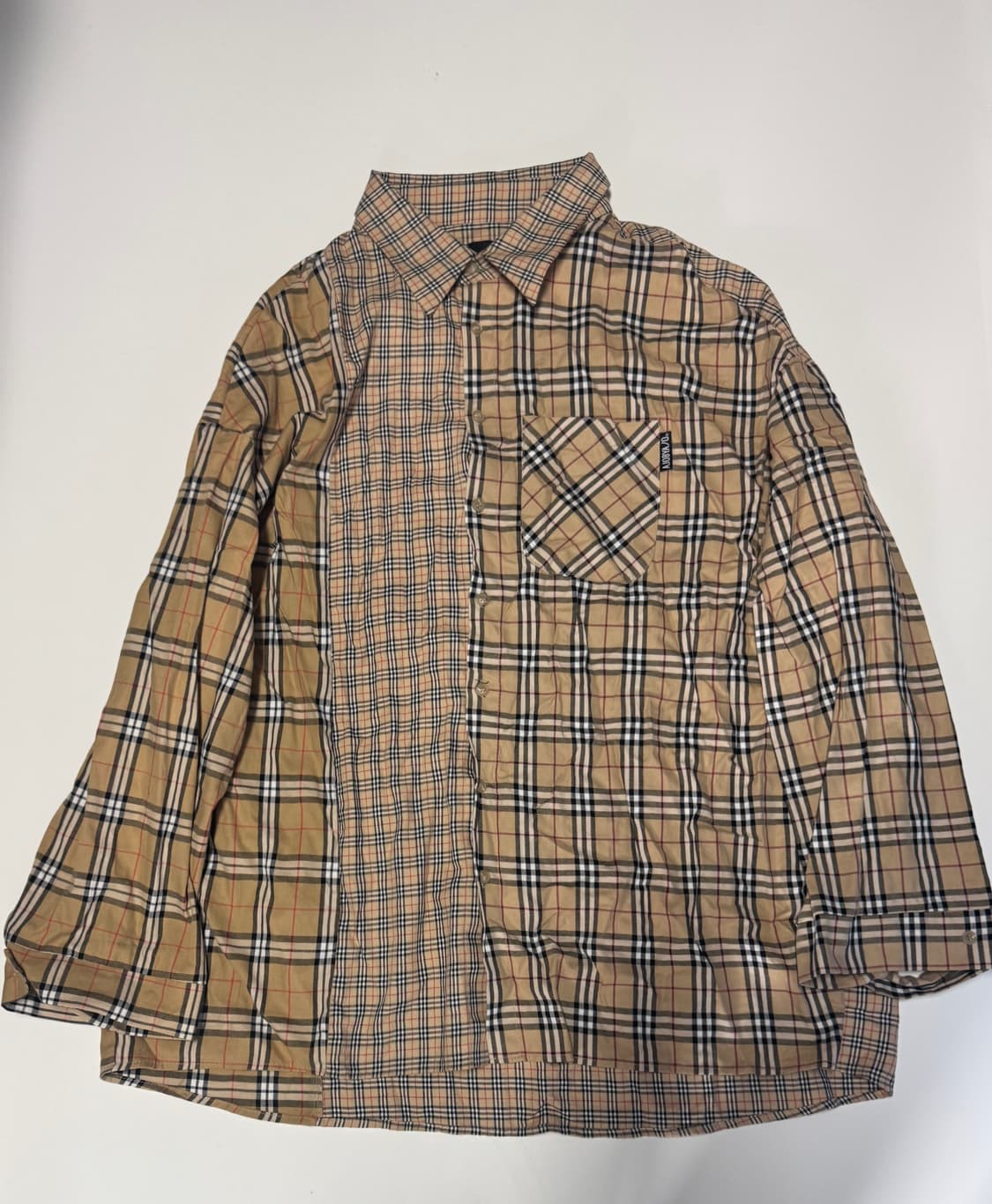 아조바이아조 빅 사이즈 리빌드 체크 셔츠 2XL~ 상품이미지1