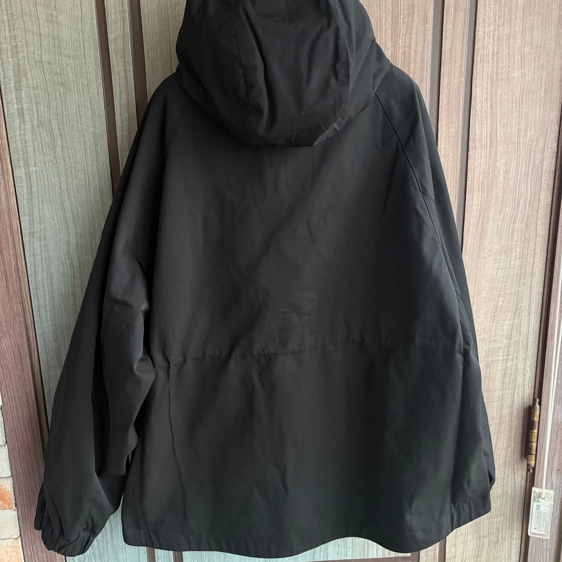 새상품(L)유니폼브릿지 캐주얼 후디드 파카 블랙 상품이미지4