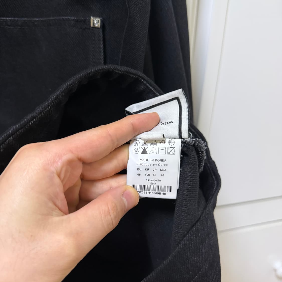 우영미 백로고 볼케이노 자켓
48사이즈  상품이미지4