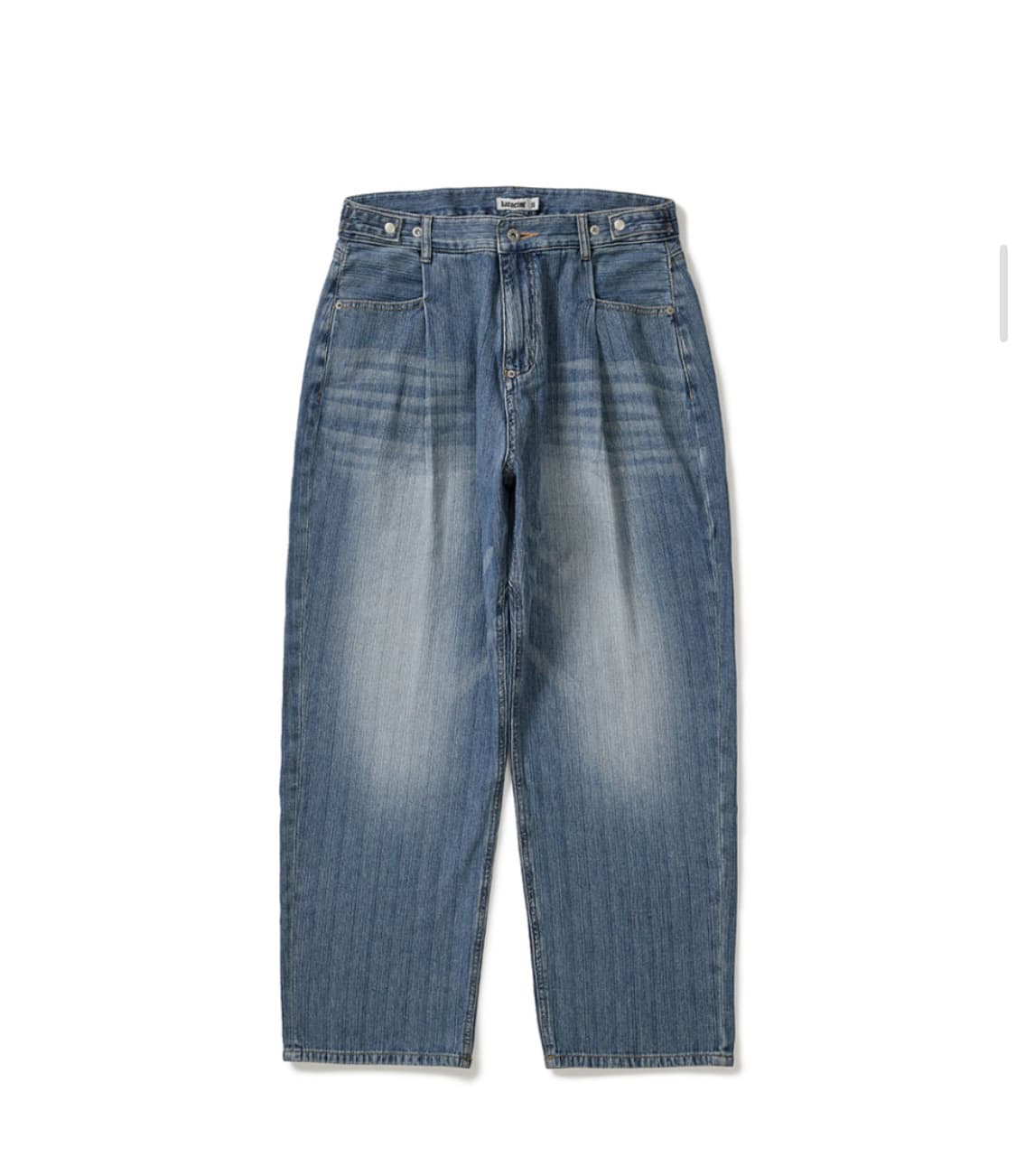 카락터 One tuck wide tapered denim pants /  상품이미지3
