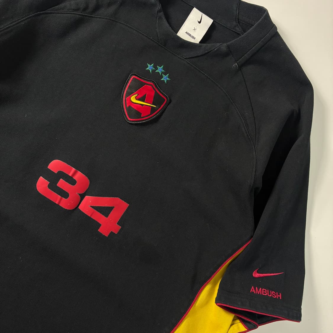 Nike  나이키 x 앰부쉬 져지탑 블랙 반팔 티셔츠  상품이미지3