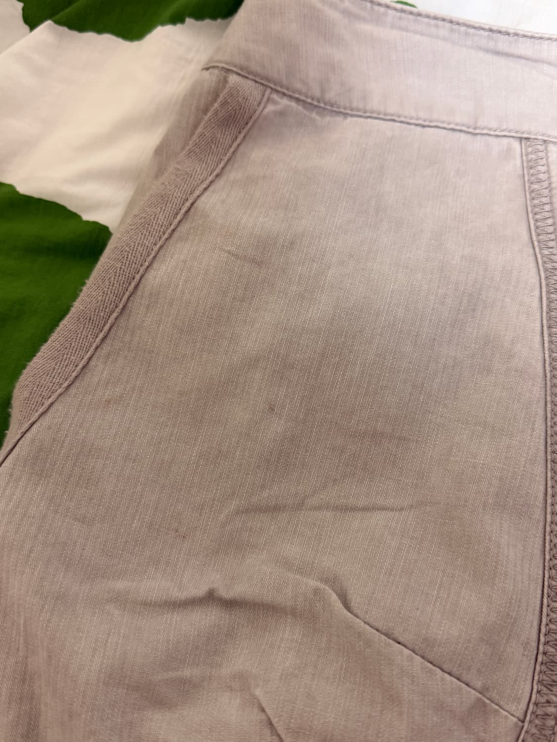 코이세이오 OXFORD ZIGZAG PANTS BEIGE 상품이미지4