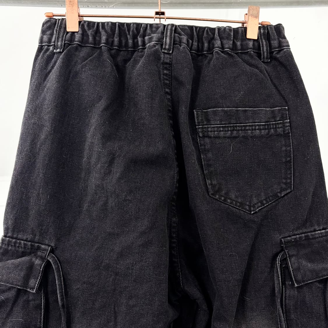 (새상품) 알프릭에덴 스타 와이드 데님 카고 팬츠 상품이미지7