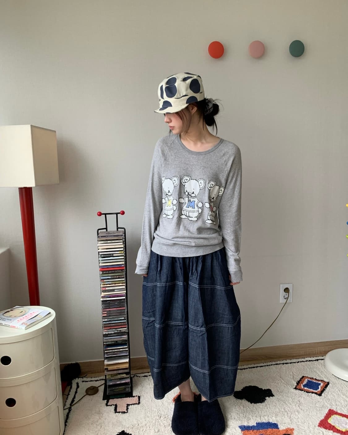 denim culotte pants 상품이미지2