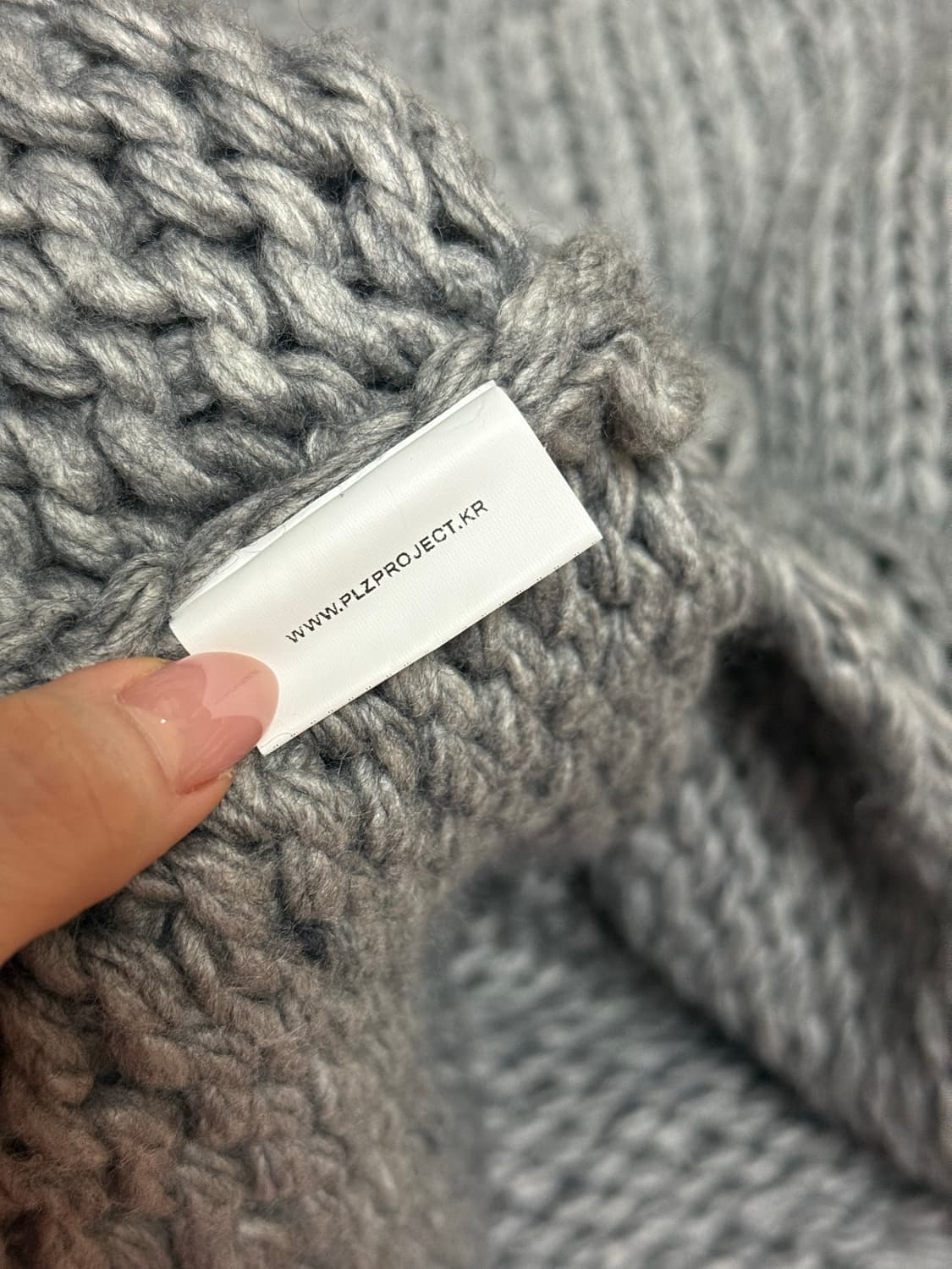 플리즈프로젝트 니트 상품이미지4