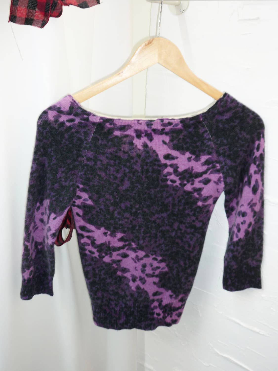purple leopard knit  상품이미지5