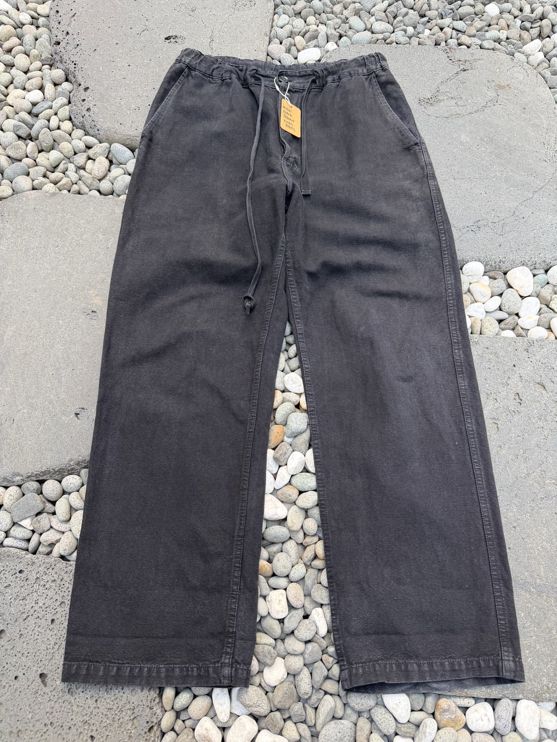 1990s VETRA FADED BLACK 베트라 블랙 프렌치 워크팬츠 상품이미지1
