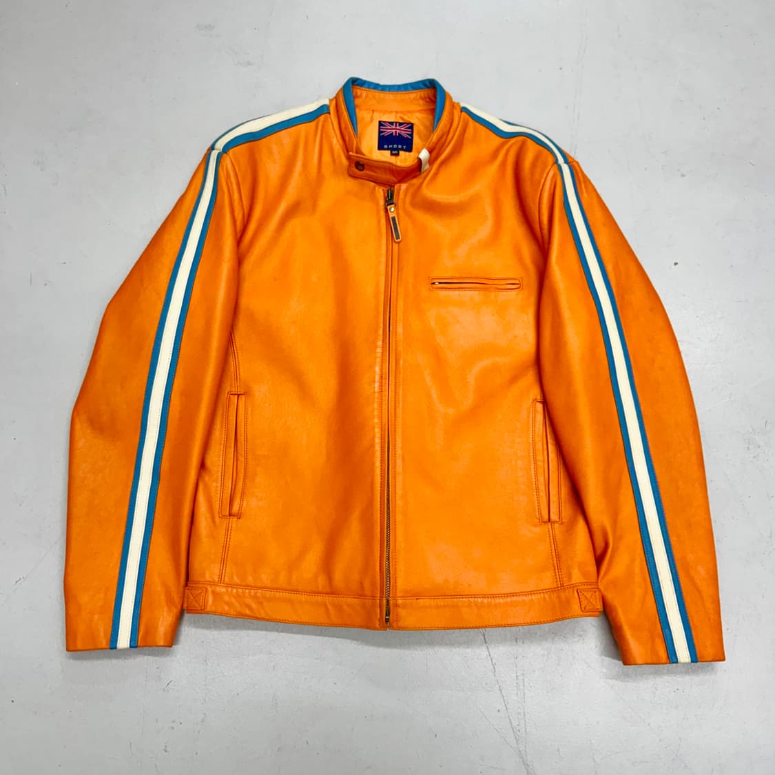 고스트 Y2K 바이커 리얼레더 램스킨 양가죽 자켓 상품이미지2