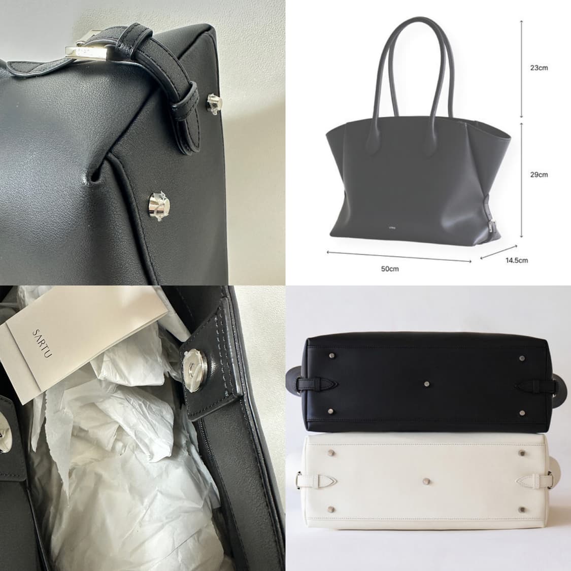 사르투 타이숄더백 가죽가방 빅백 여자보부상 디자이너가방 새상품 선물가능 상품이미지2