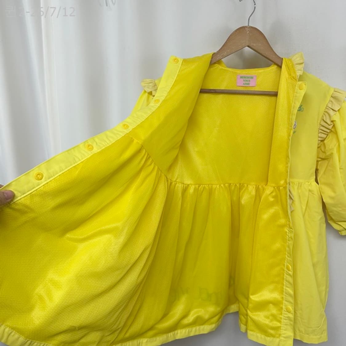 베베베베 여아 키즈 원피스형 후드자켓 L 상품이미지7