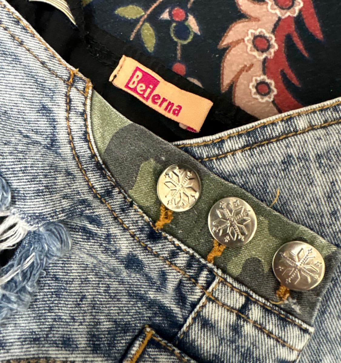 Beierna half denim sleeveless 상품이미지3