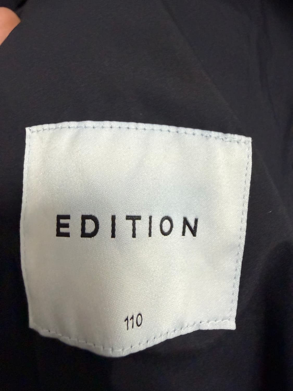 에디션 스탠드카라 집업 자켓 상품이미지3