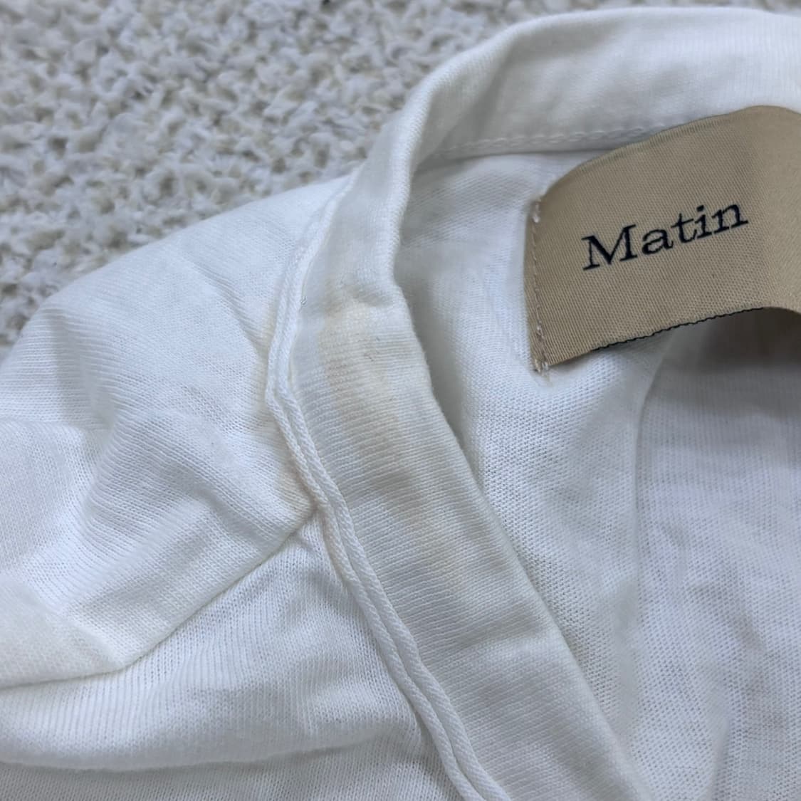 F 마뗑킴 빅로고 반팔 티셔츠 0428E 상품이미지5