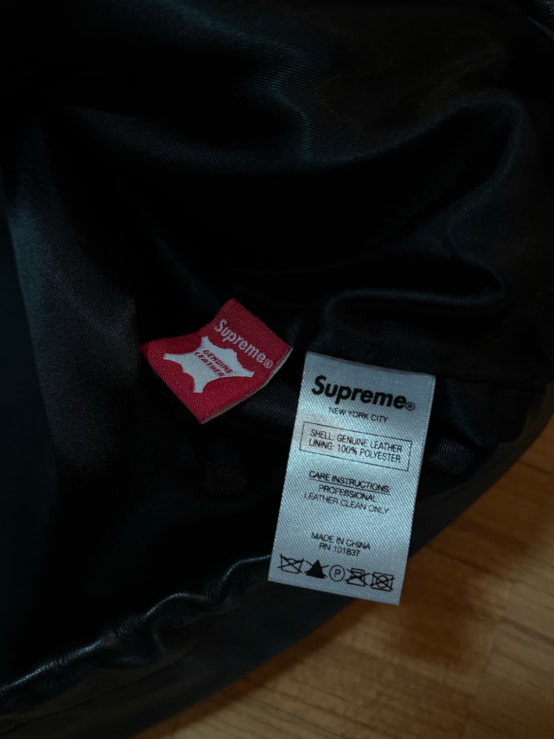 Supreme 18fw leather anorak L사이즈 상품이미지4
