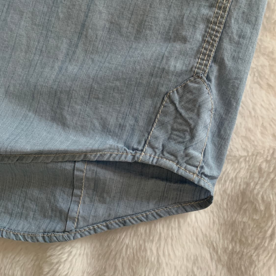 빈폴진스 BEANPOLE JEANS 빈티지 연청 셔츠 상품이미지9