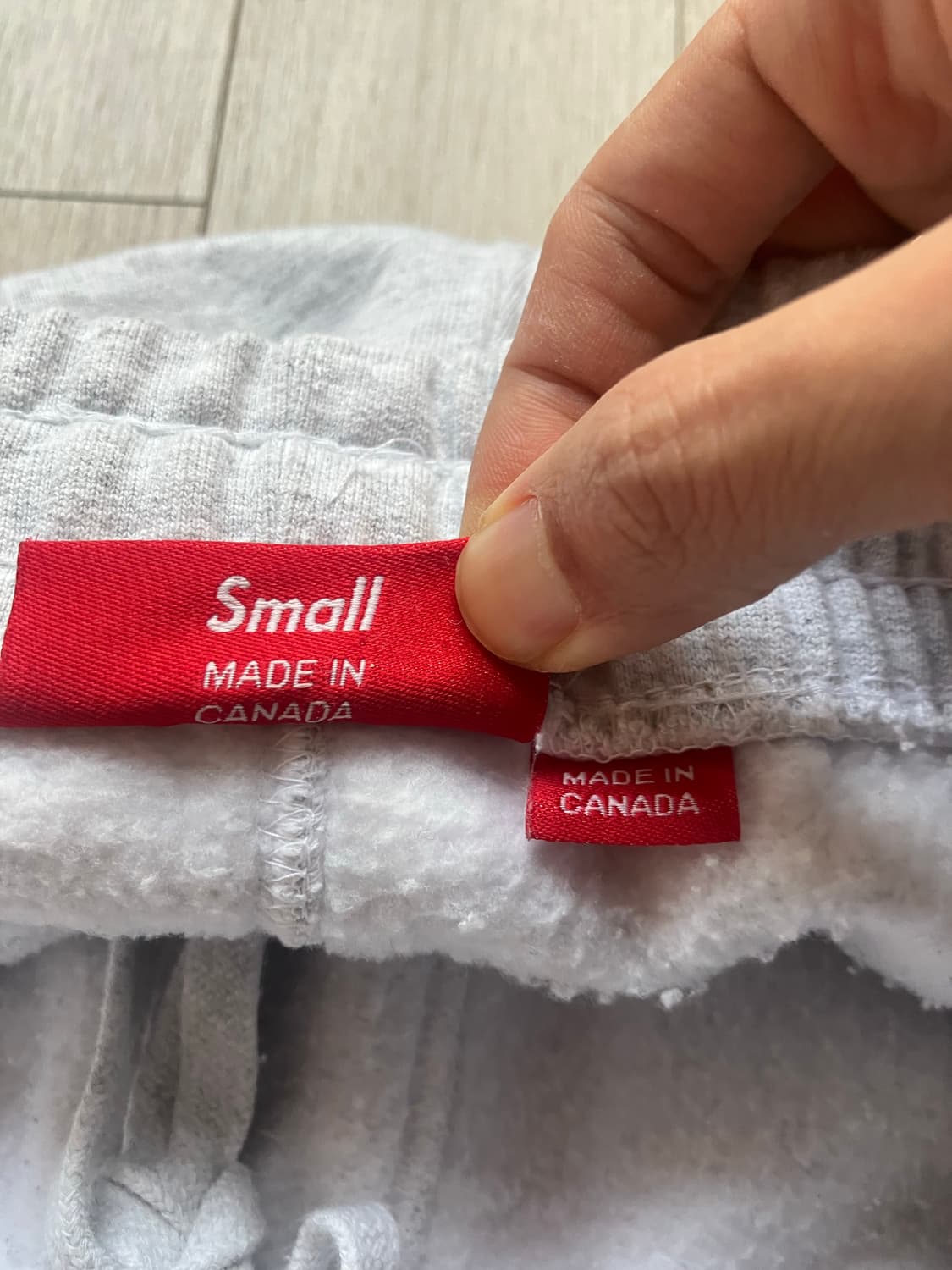 24FW 슈프림 S로고 스웻팬츠 애쉬그레이 상품이미지5