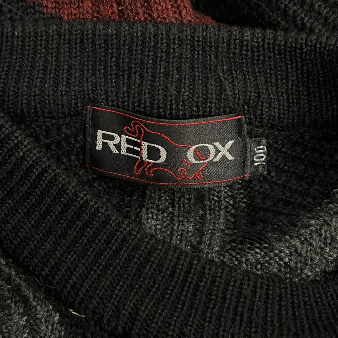 [정품/100] REDOX HOMME 레드옥스 패턴 니트 스웨터 b16 상품이미지5