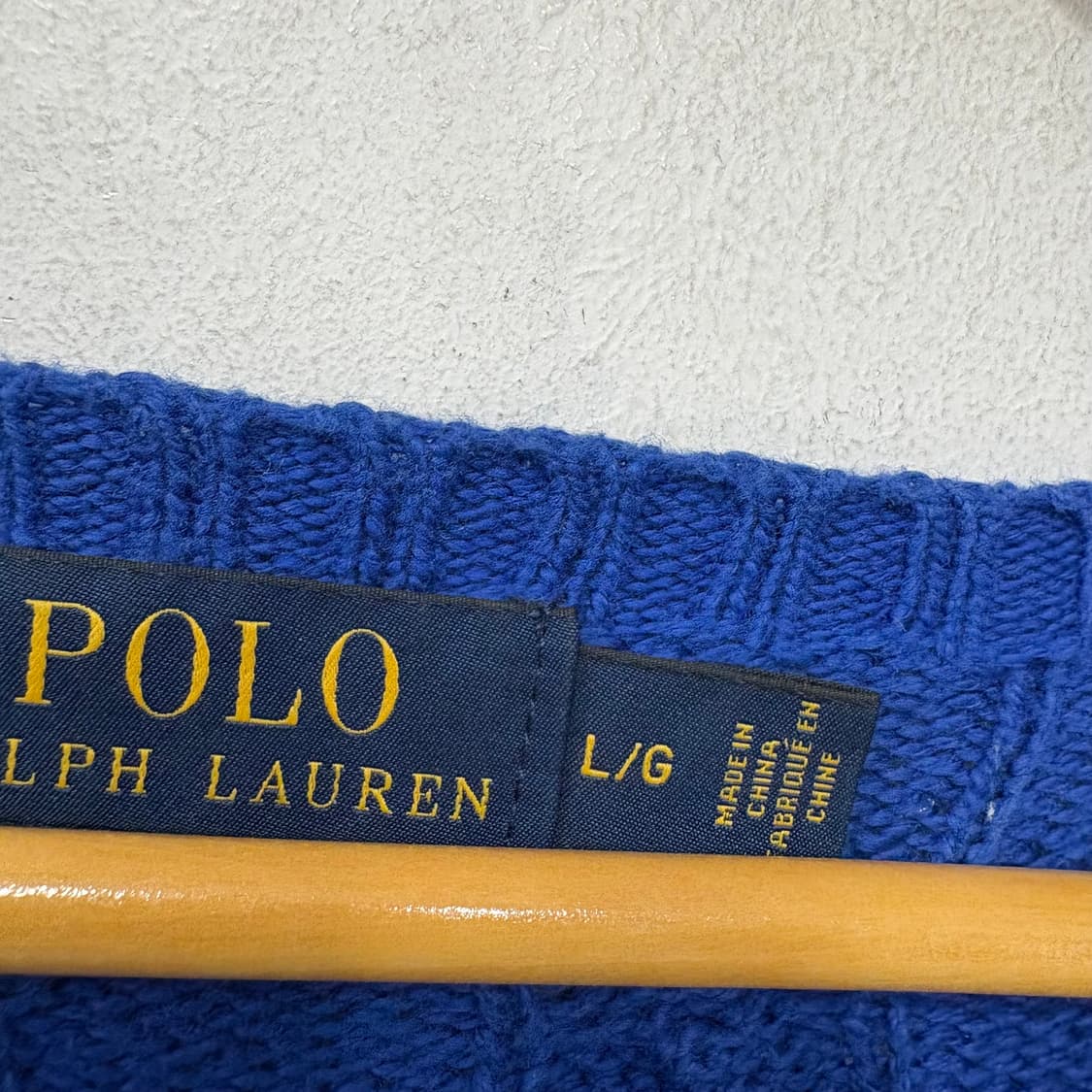 폴로랄프로렌 꽈배기 니트 상품이미지3