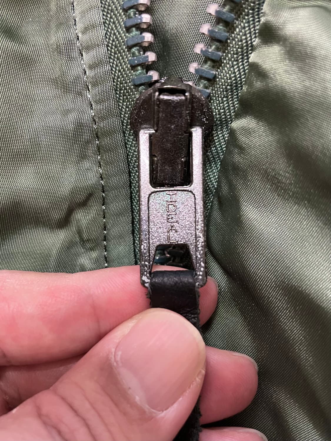 90s Made USA 알파인더스트리 빈티지 n3b 파카 ideal지퍼 상품이미지2