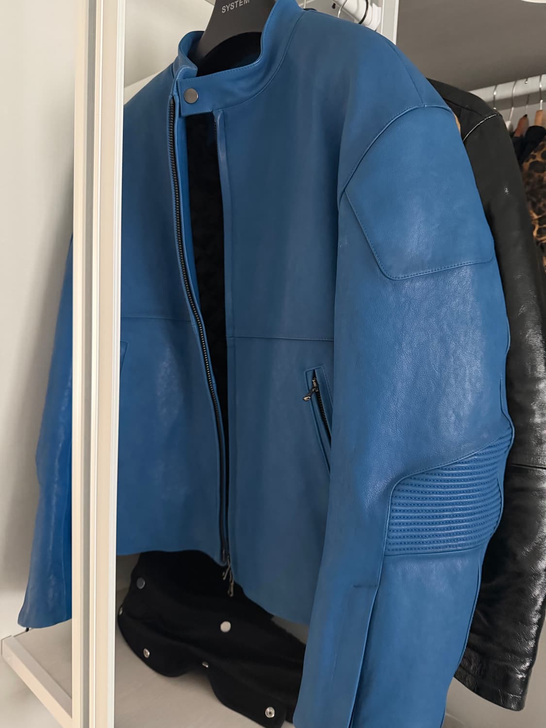 시스템옴므 램스킨 바이커  상품이미지2