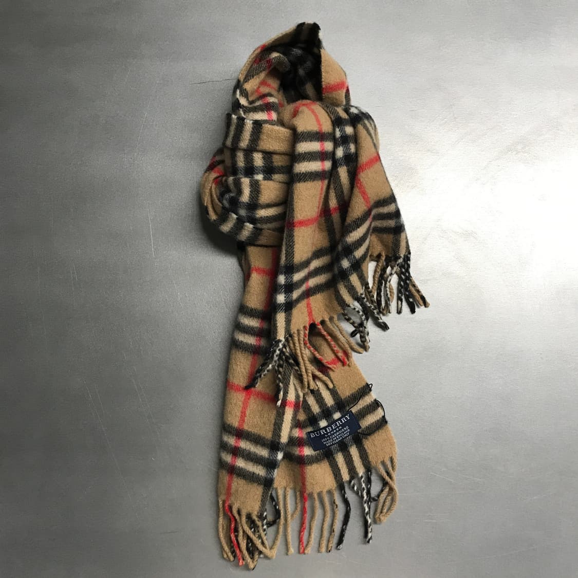 버버리 정품 캐시미어 머플러 베이지 상품이미지1