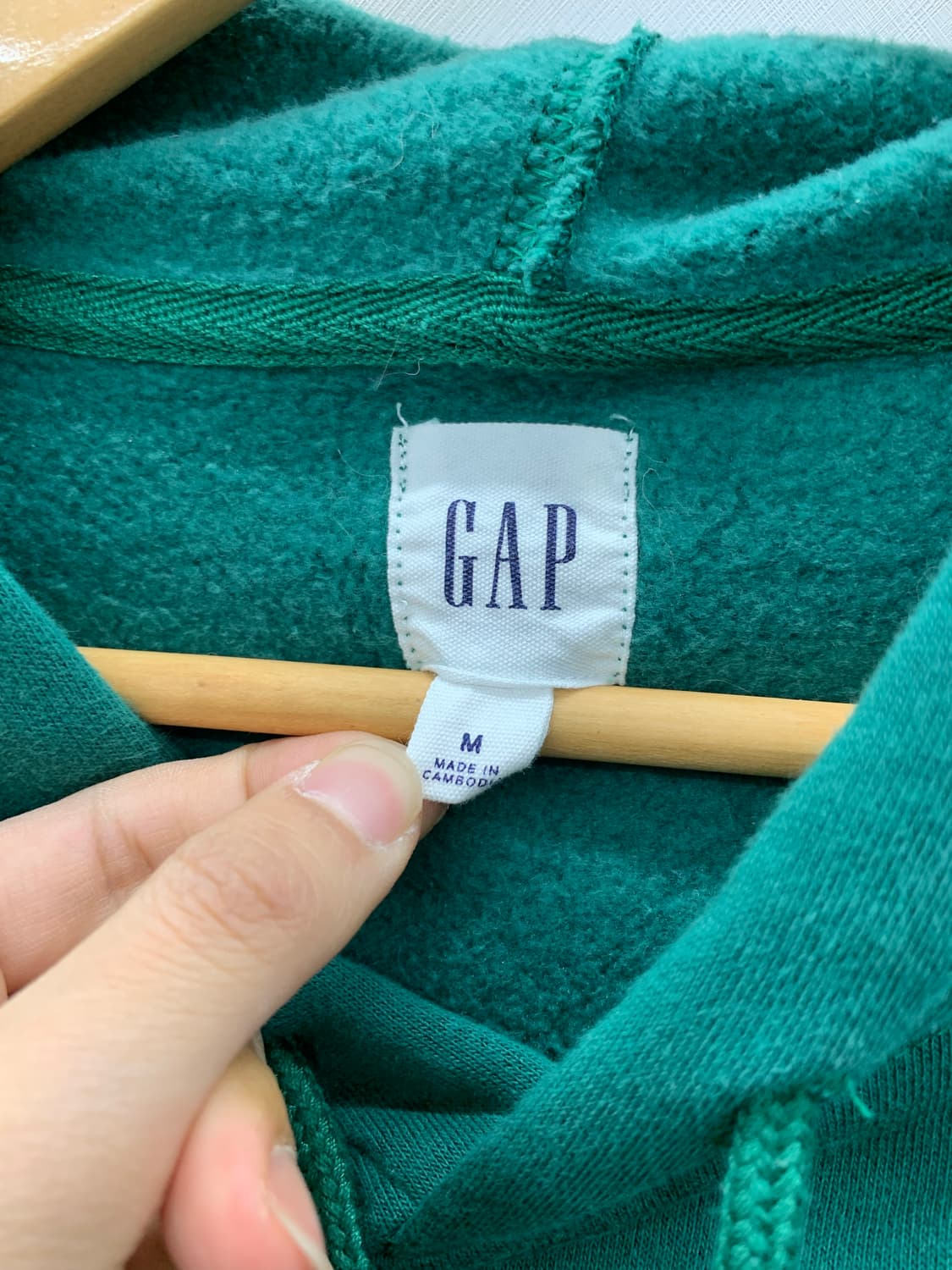 Gap 그린 로고 후드티 상품이미지6