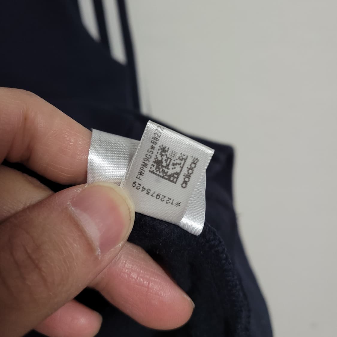 (XL) ADIDAS 아디다스 삼선 네이비 후드집업 기모 상품이미지5