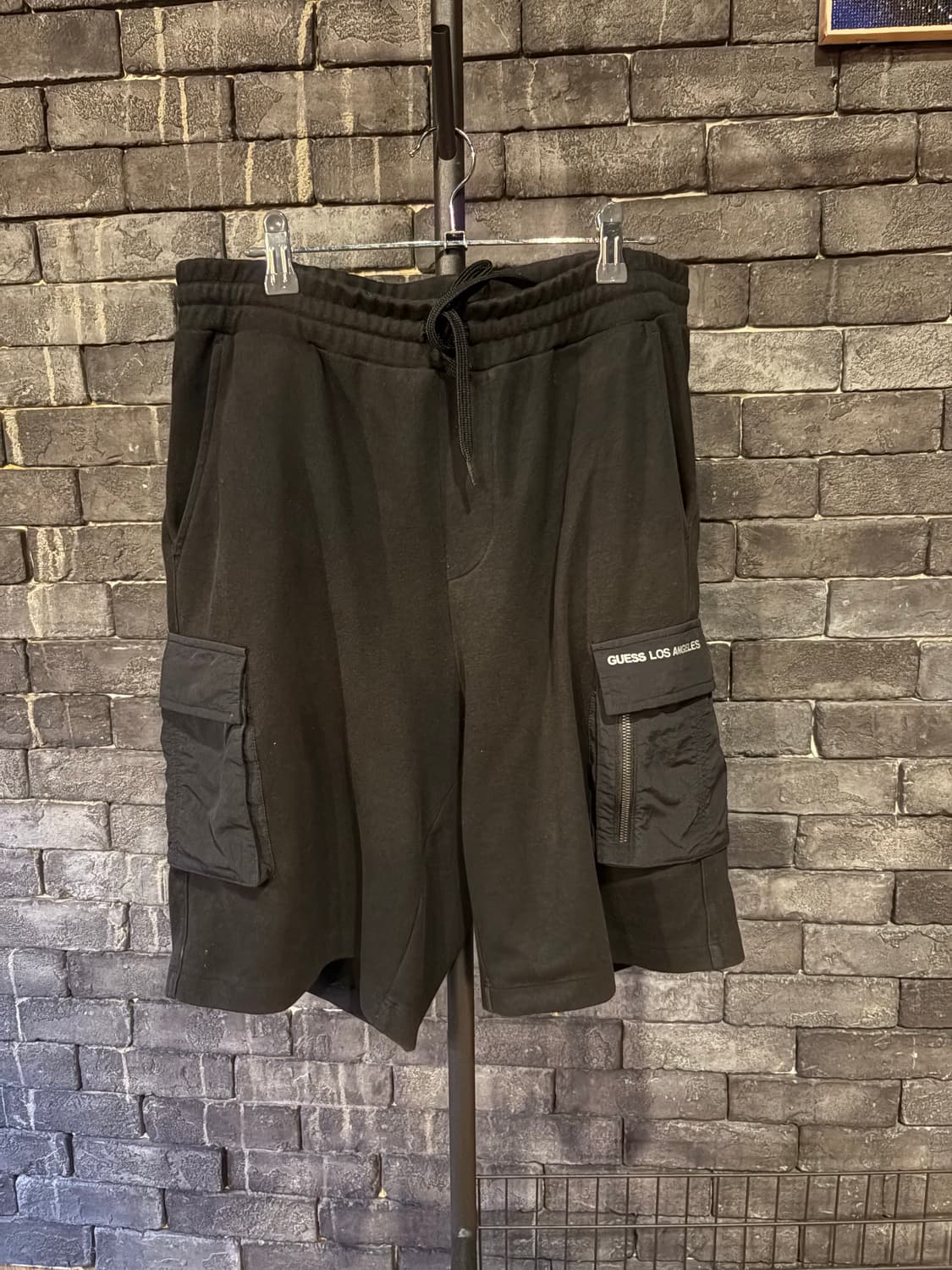 [중고/XL] 게스 남성 카고 면 반바지 상품이미지1