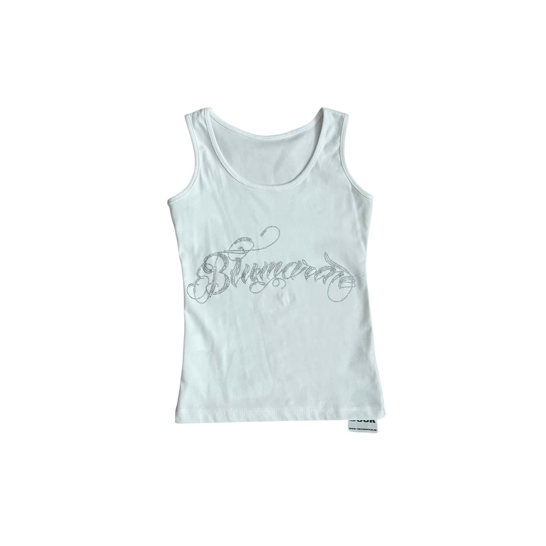 Vintage y2k 큐빅 글리터 나시 상품이미지1