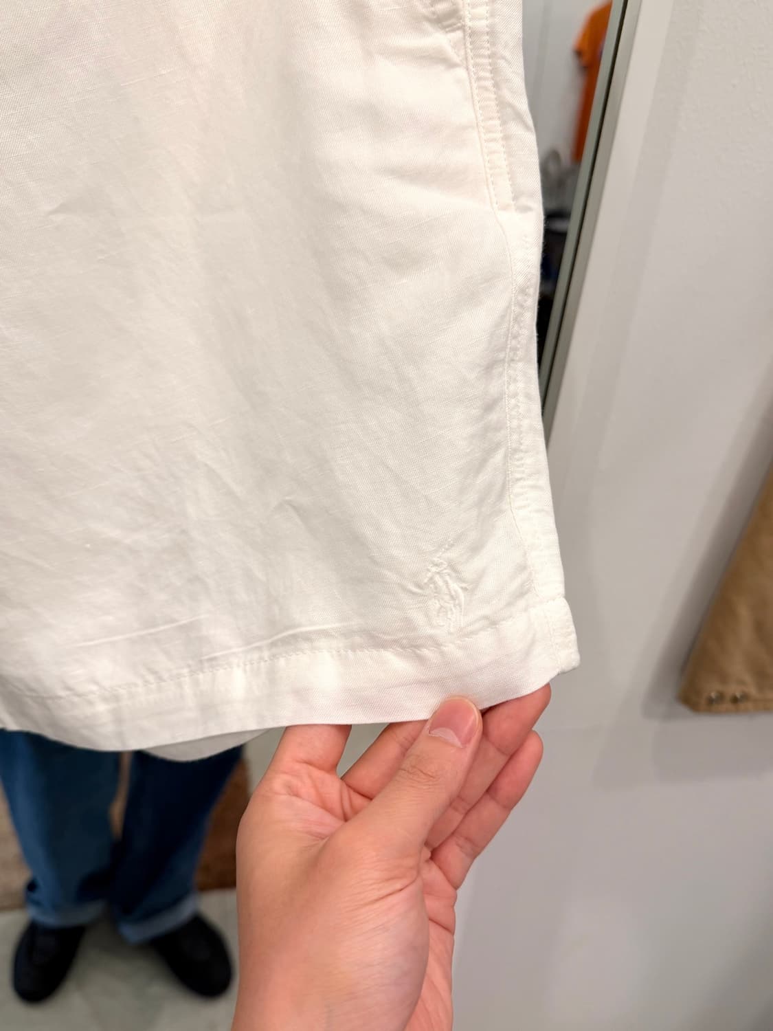 (deadstock) Polo RL 폴로 랄프로렌 린넨 트라우저 쇼츠 상품이미지5