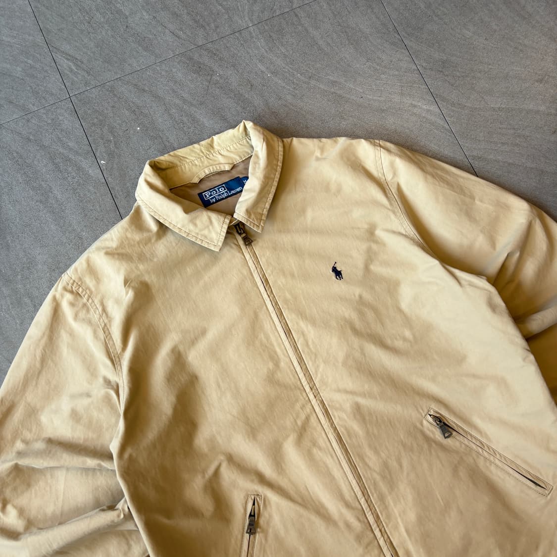 폴로 국내 두산 정품 베이지 베이포트 자켓 상품이미지2