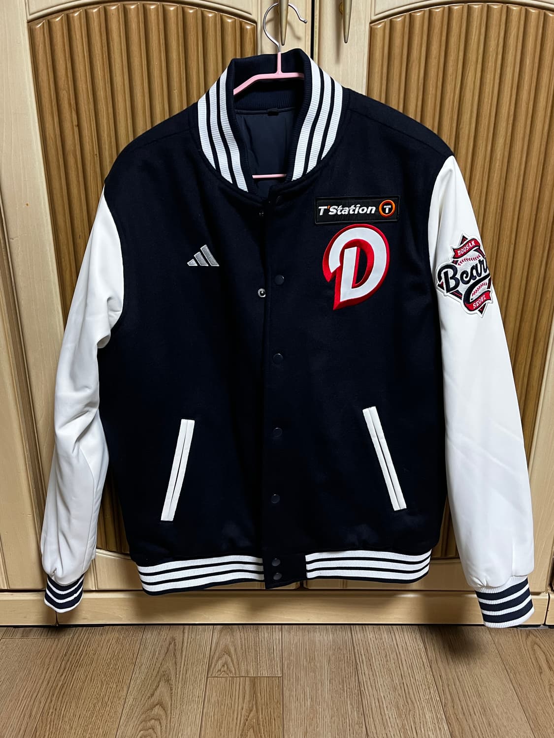 두산베어스 아디다스 2025 야구잠바 상품이미지1