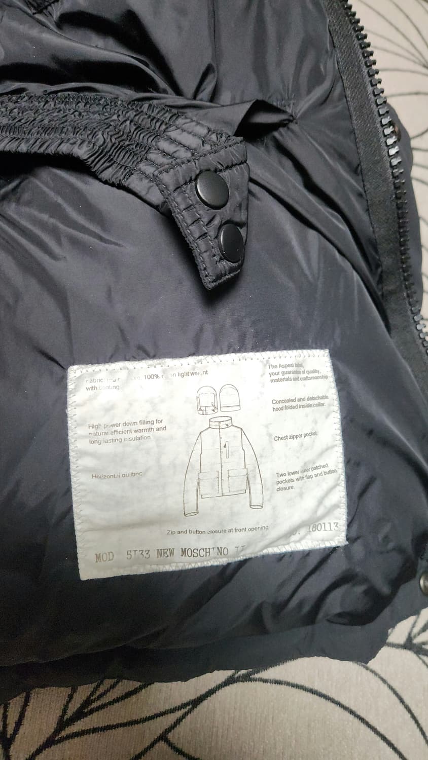 아스페시 모스키노 다운패딩 M사이즈 넉넉 100 상품이미지5