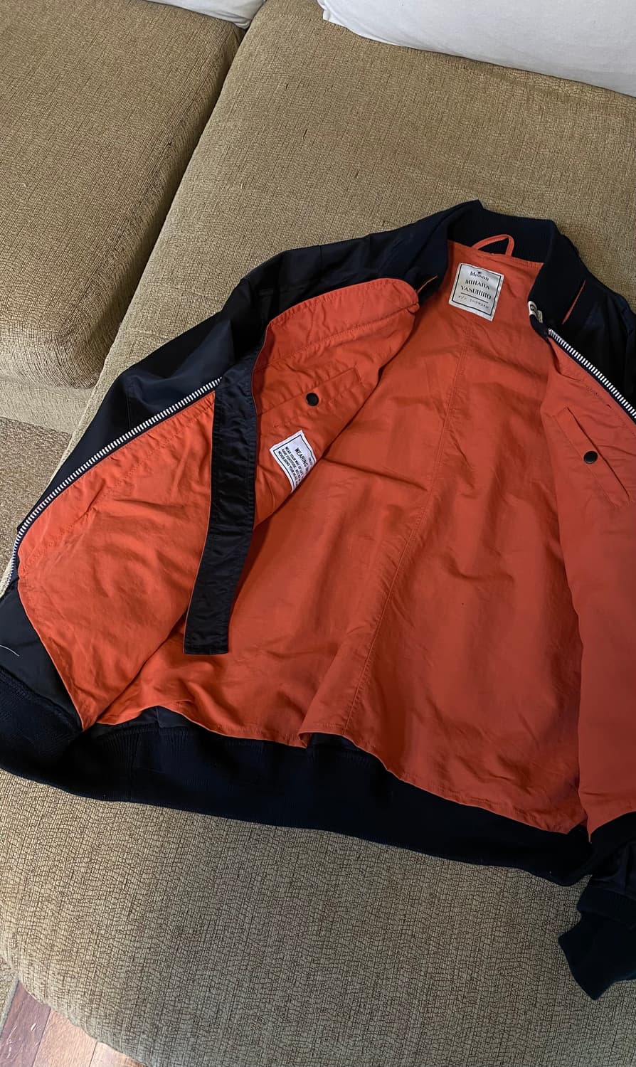 미하라 야스히로 슬라이스 피스 MA-1 봄버자켓 - 105~110사이즈 상품이미지7