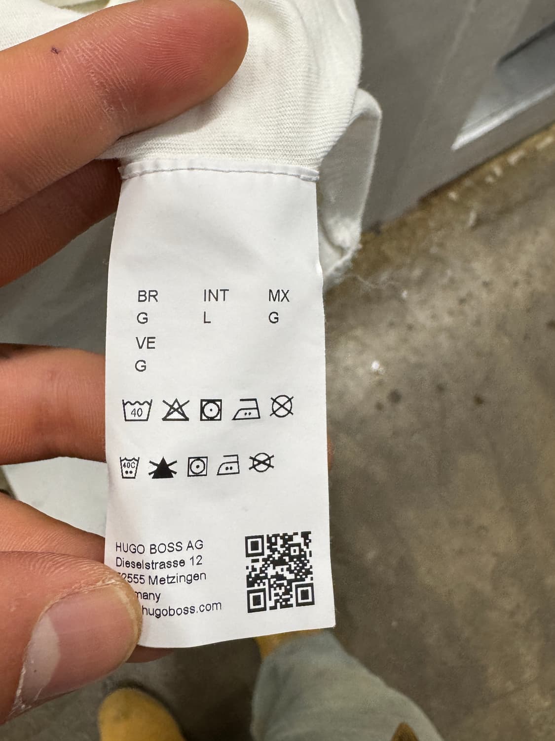 휴고보스 기본 반팔티 화이트 L 상품이미지5