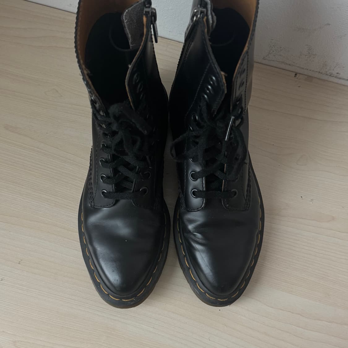 닥터마틴 알릭스 Alix 10홀 지퍼 롱부츠 블랙 uk4 230-235 상품이미지5