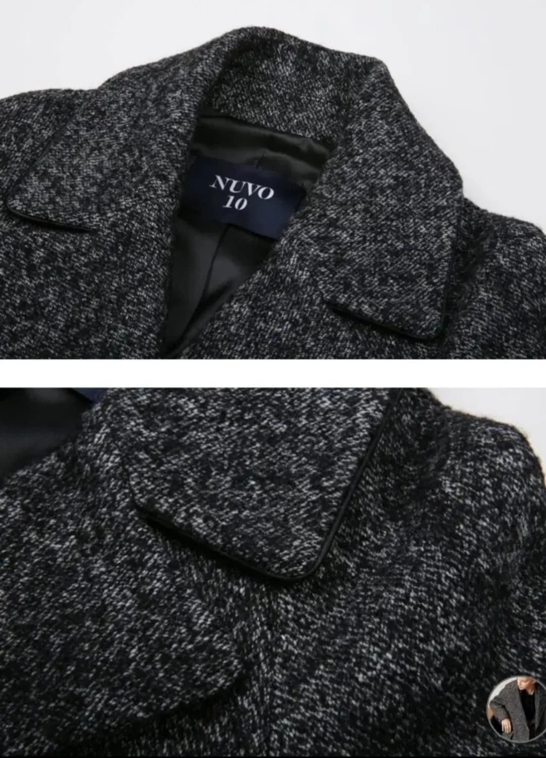 LYNN 린컴퍼니 누보텐 보카시 울블렌드 롱코트 프리사이즈 상품이미지2