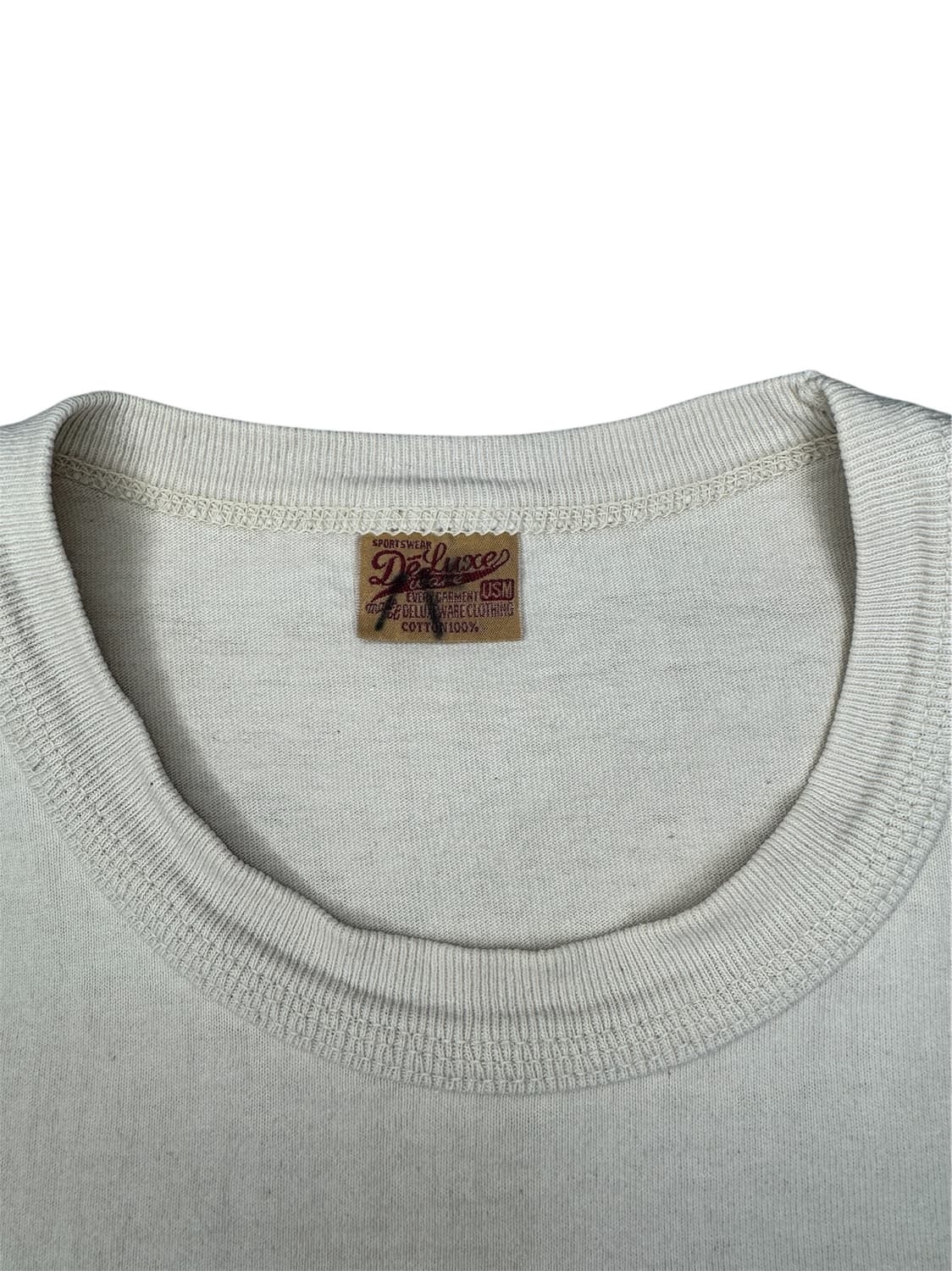 디럭스웨어 DELUXE WARE 핀업걸 백 프린트 티셔츠 M 상품이미지4