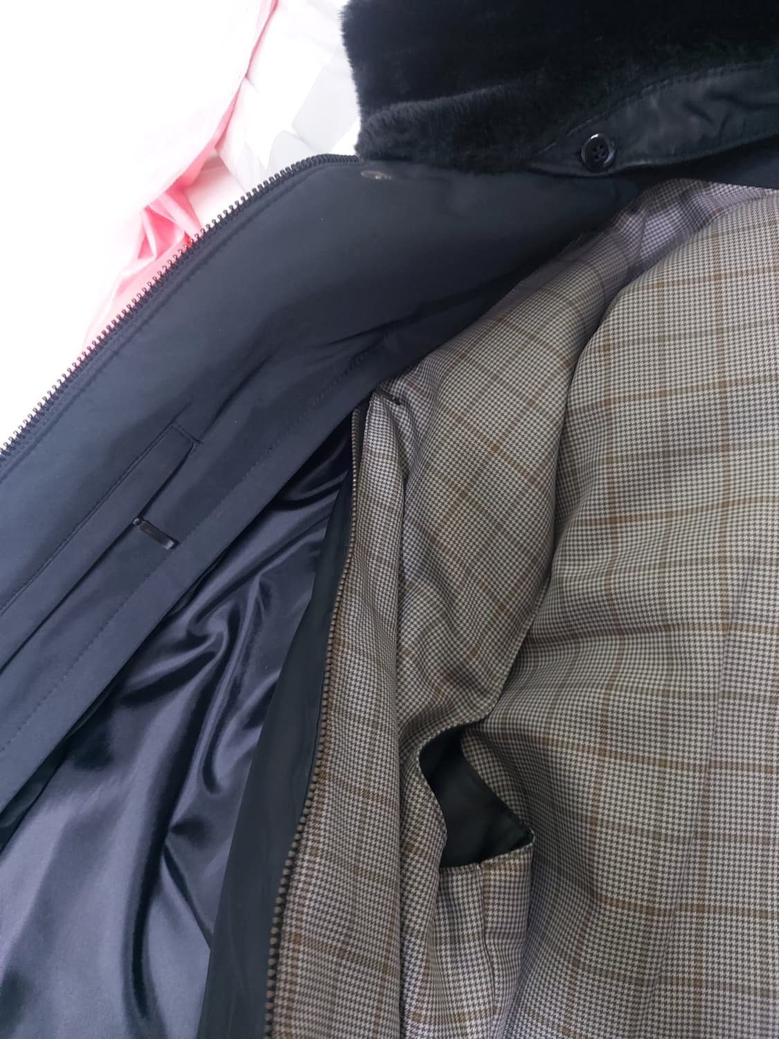 마에스트로 덕다운 무스탕 점퍼 상품이미지3