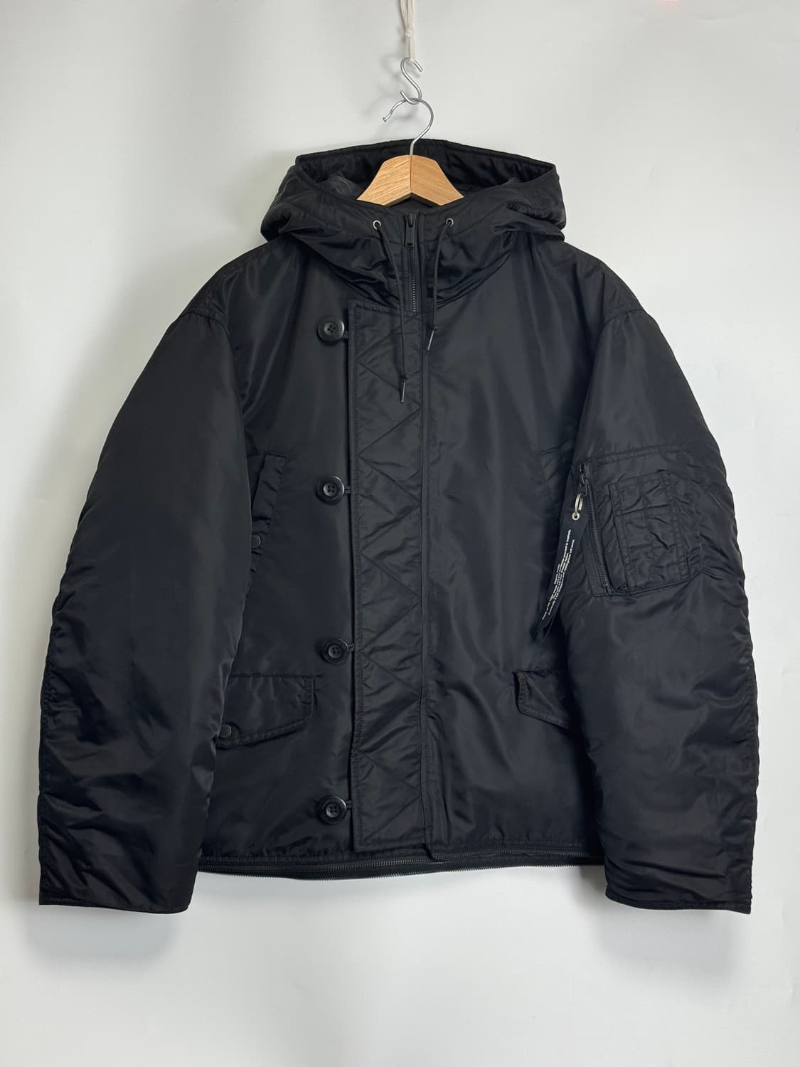 24FW GU X 언더커버 히트 패디드 컨버터블 코트 패딩코트 M 상품이미지3