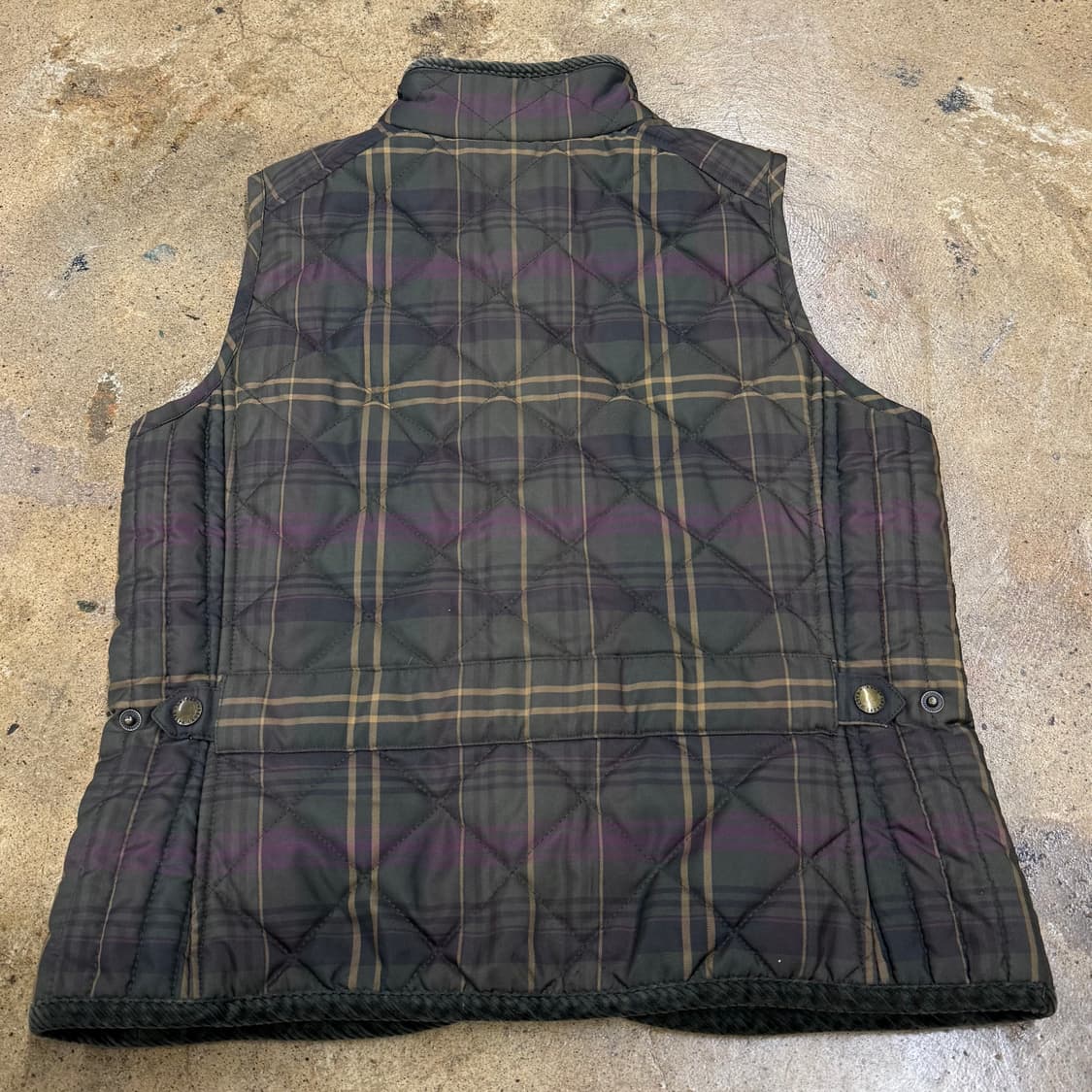 [정품] 폴로 랄프로렌 체크 퀼팅 조끼 패딩 베스트 b17 상품이미지3