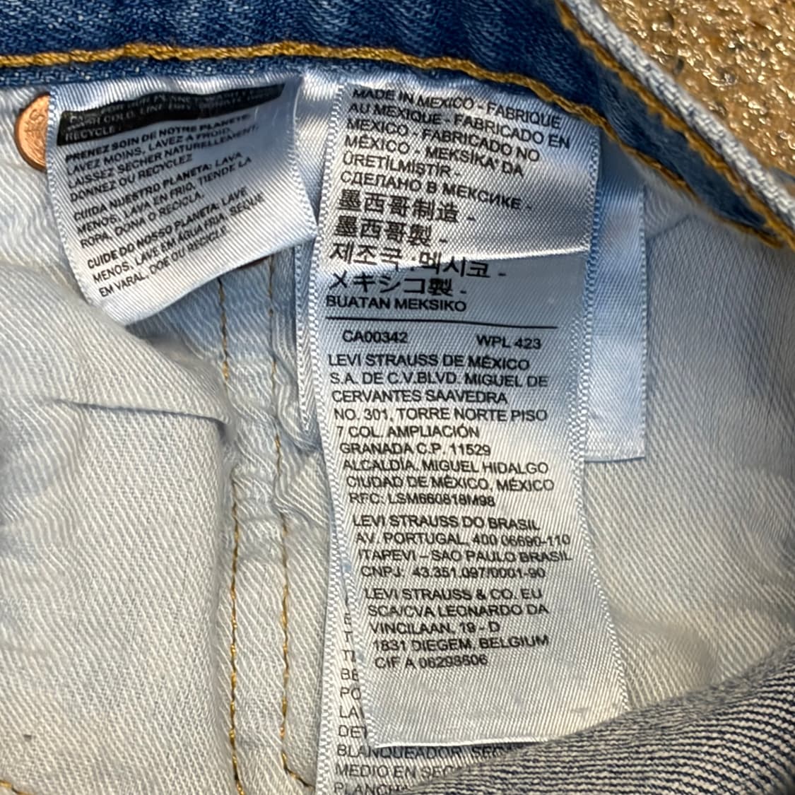 00s 미국 빈티지 리바이스 501 청바지 상품이미지10