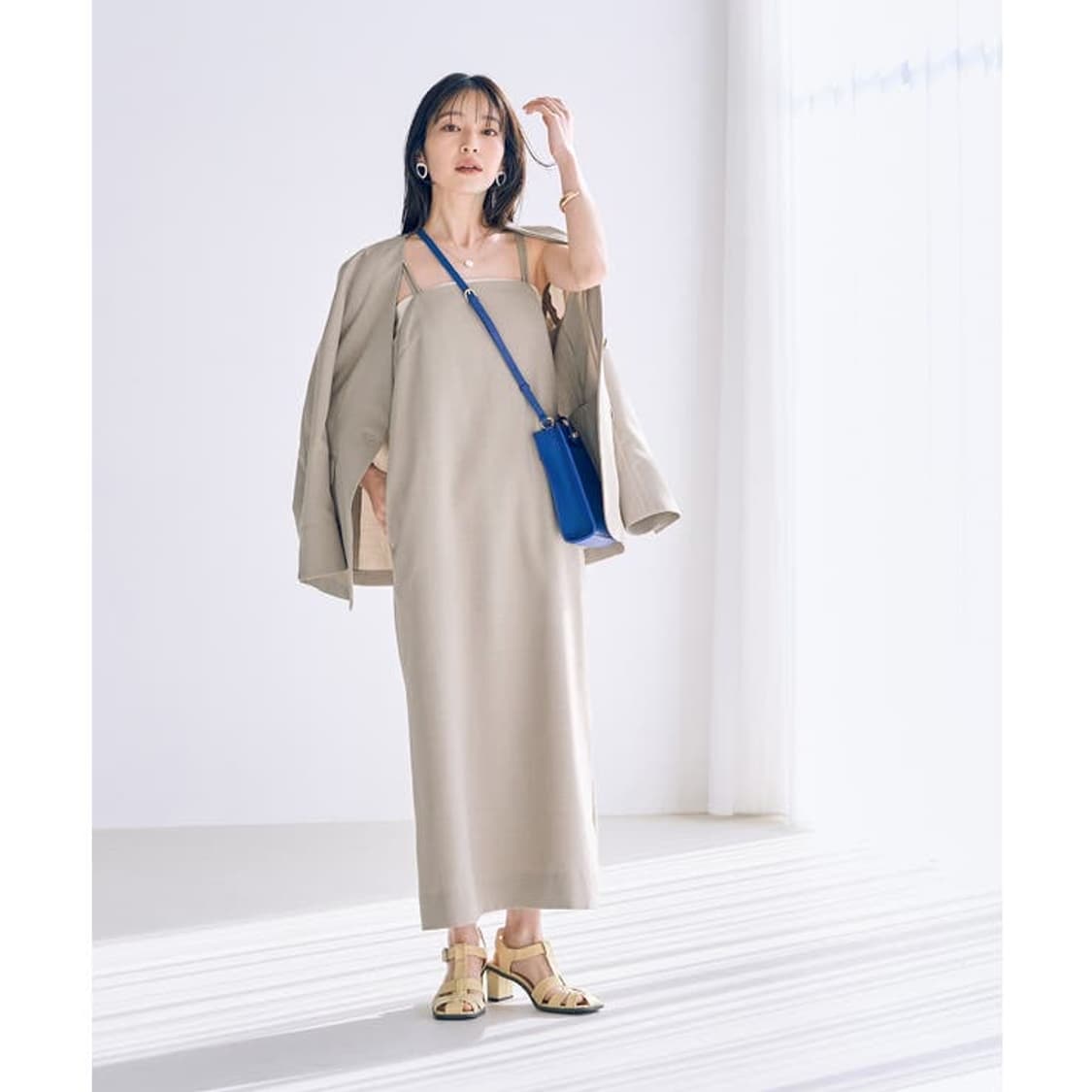 일본 브랜드 VIS 린넨 원피스 상품이미지6